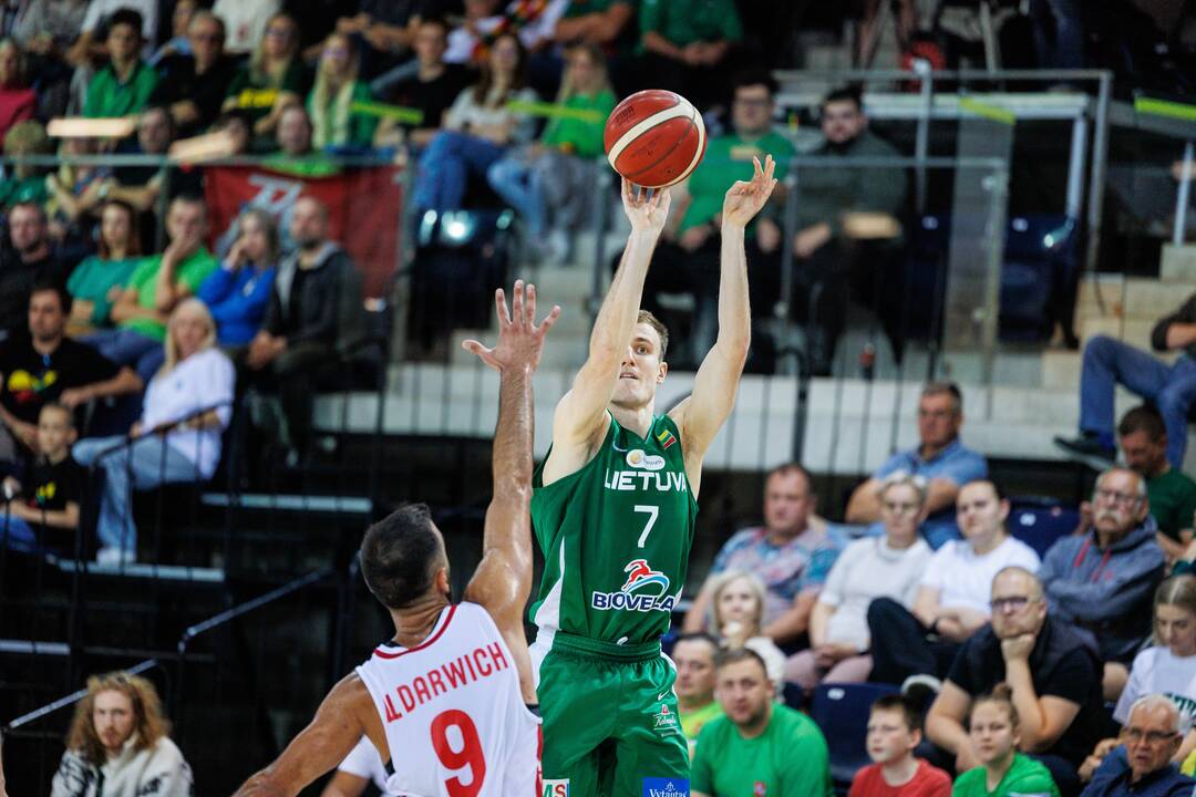 Kontrolinės krepšinio rungtynės: Lietuva – Libanas 105:66