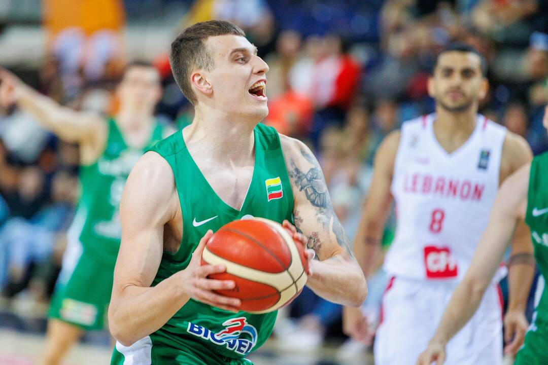Kontrolinės krepšinio rungtynės: Lietuva – Libanas 105:66