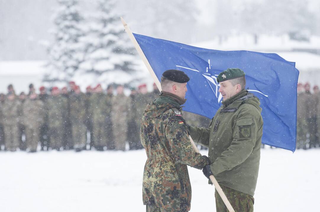  NATO pajėgų bataliono metinių minėjimas Rukloje