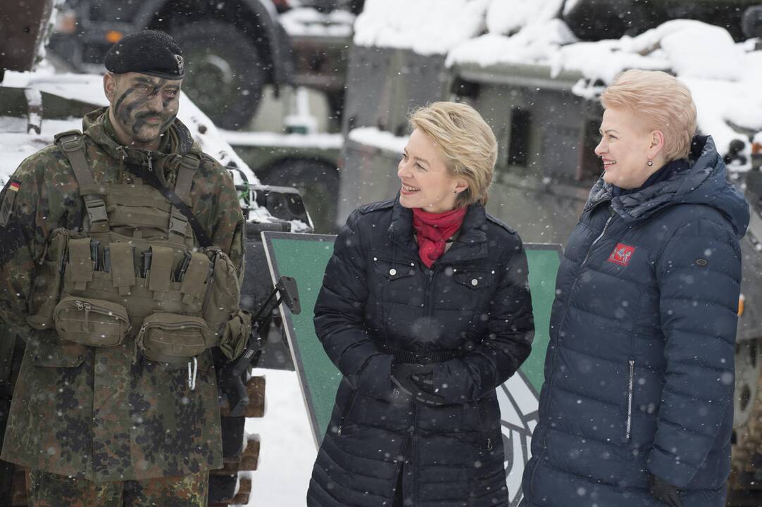  NATO pajėgų bataliono metinių minėjimas Rukloje