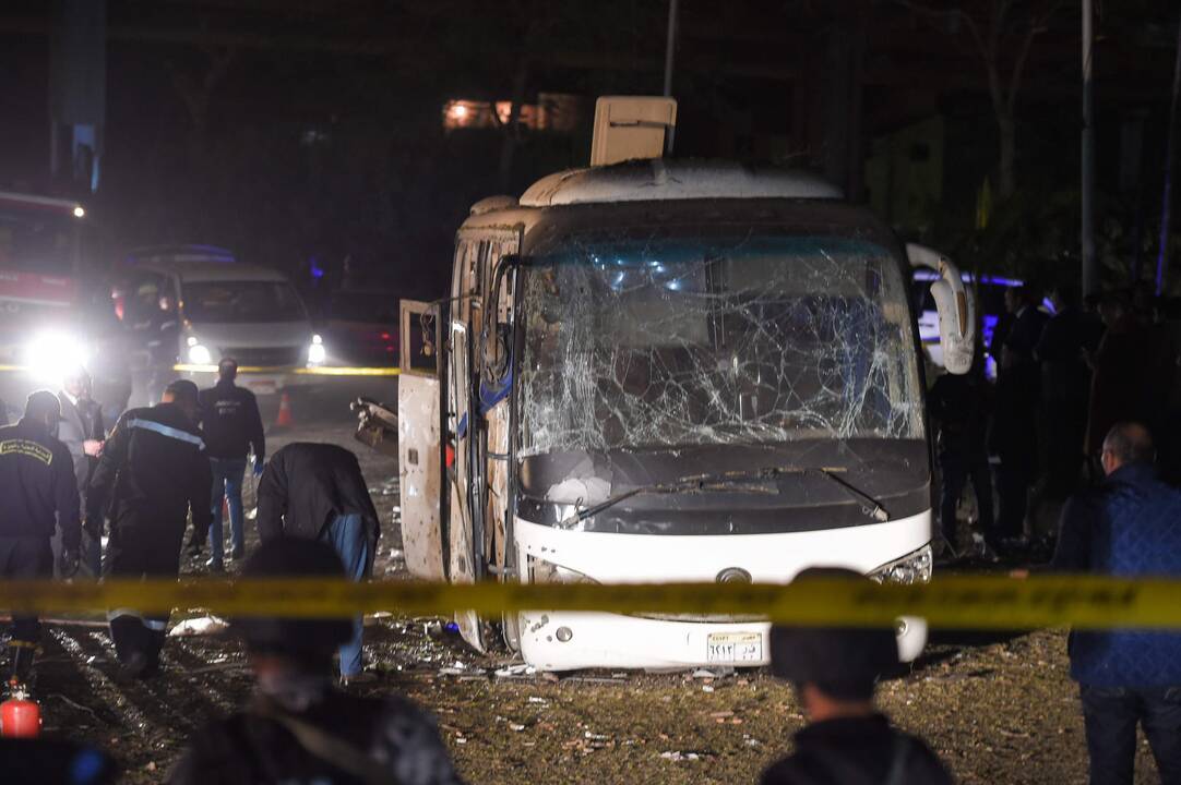 Per bombos sprogimą Egipte žuvo turistai