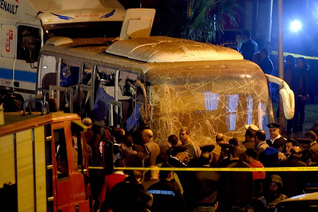 Per bombos sprogimą Egipte žuvo turistai