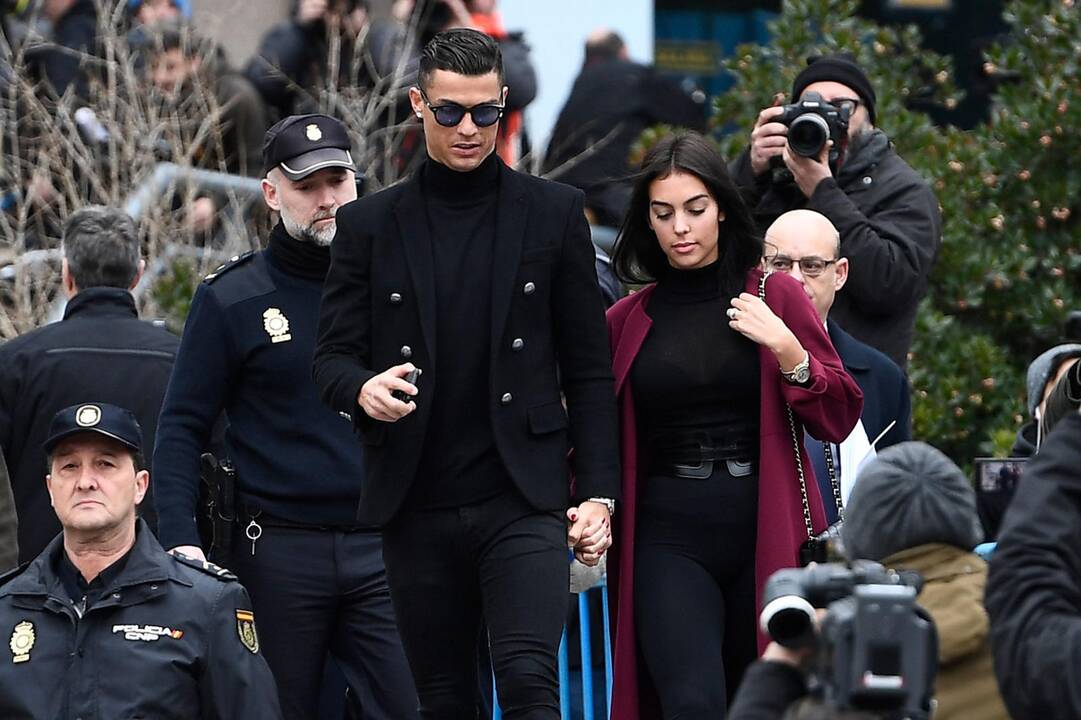 Futbolo žvaigždės C. Ronaldo teismo procesas
