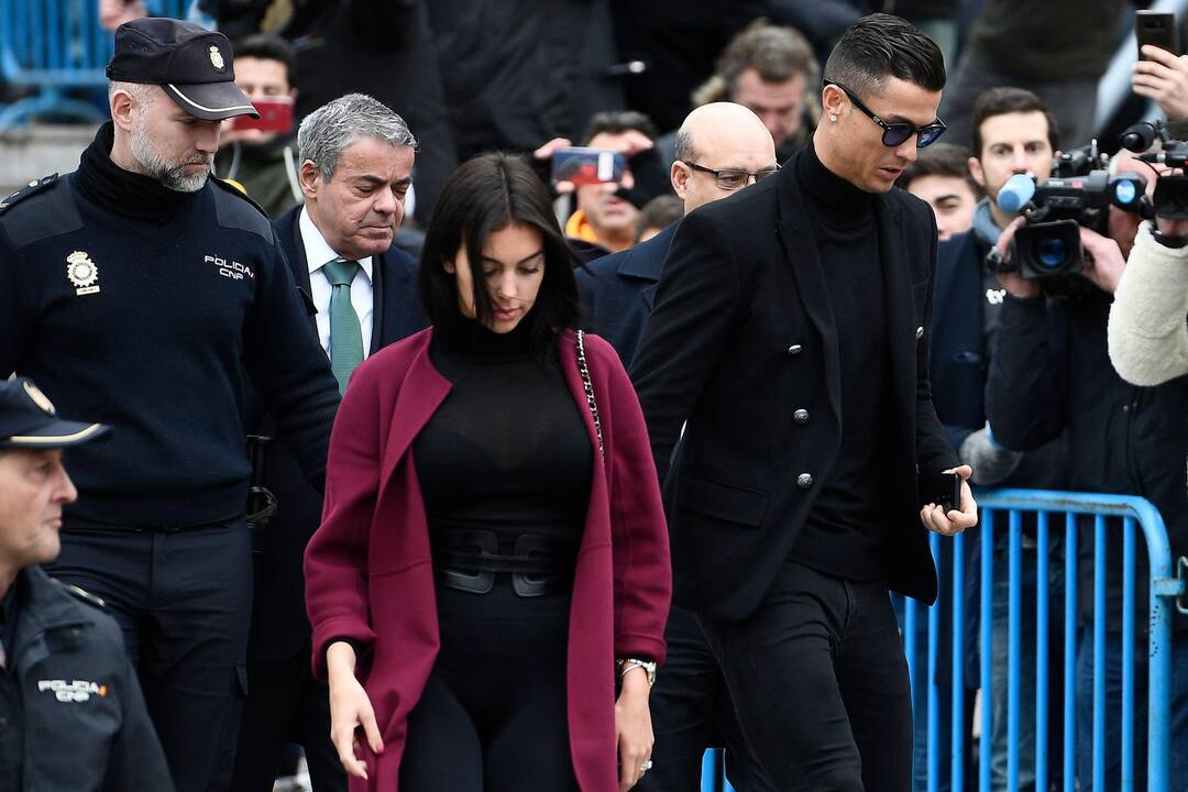 Futbolo žvaigždės C. Ronaldo teismo procesas