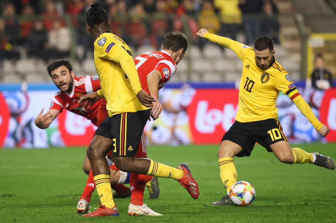  Belgija 3:1 nugalėjo Rusiją