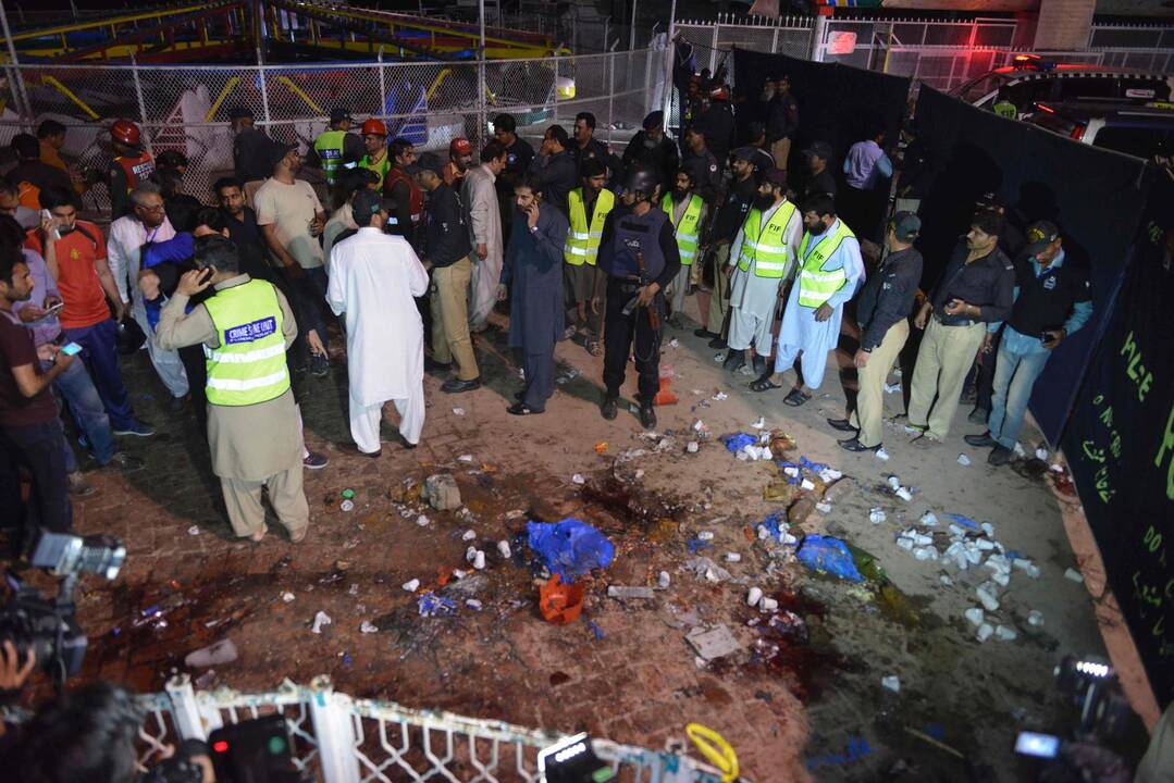 Siaubingas teroro išpuolis Pakistane