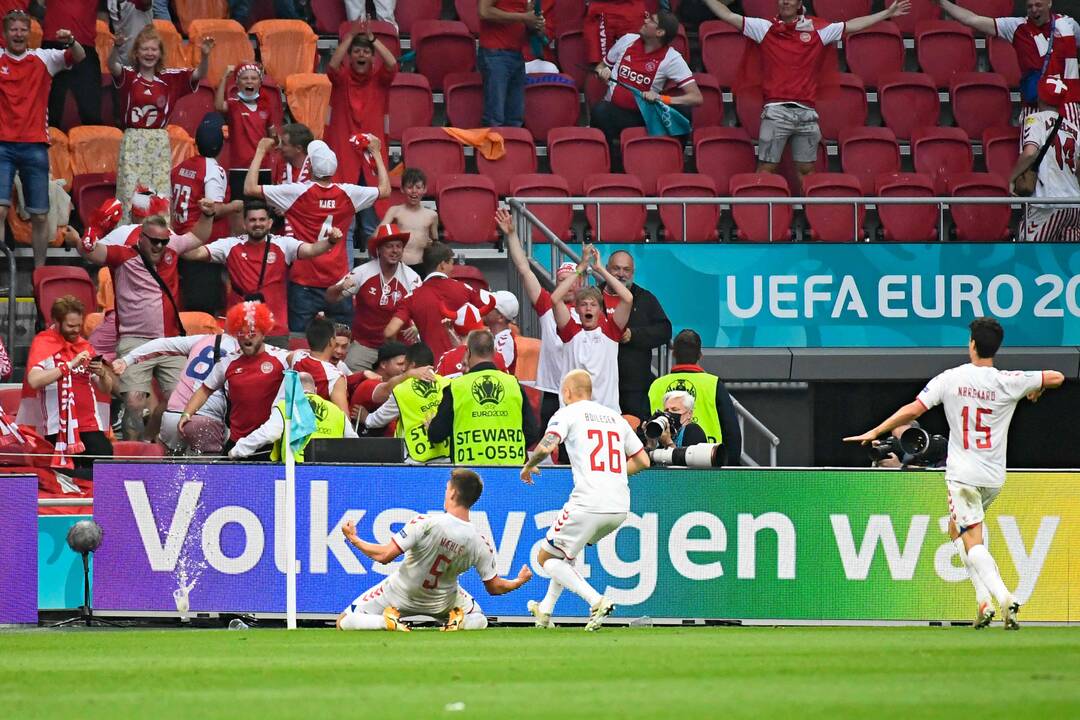 Europos futbolo čempionatas: Velsas–Danija 0:4