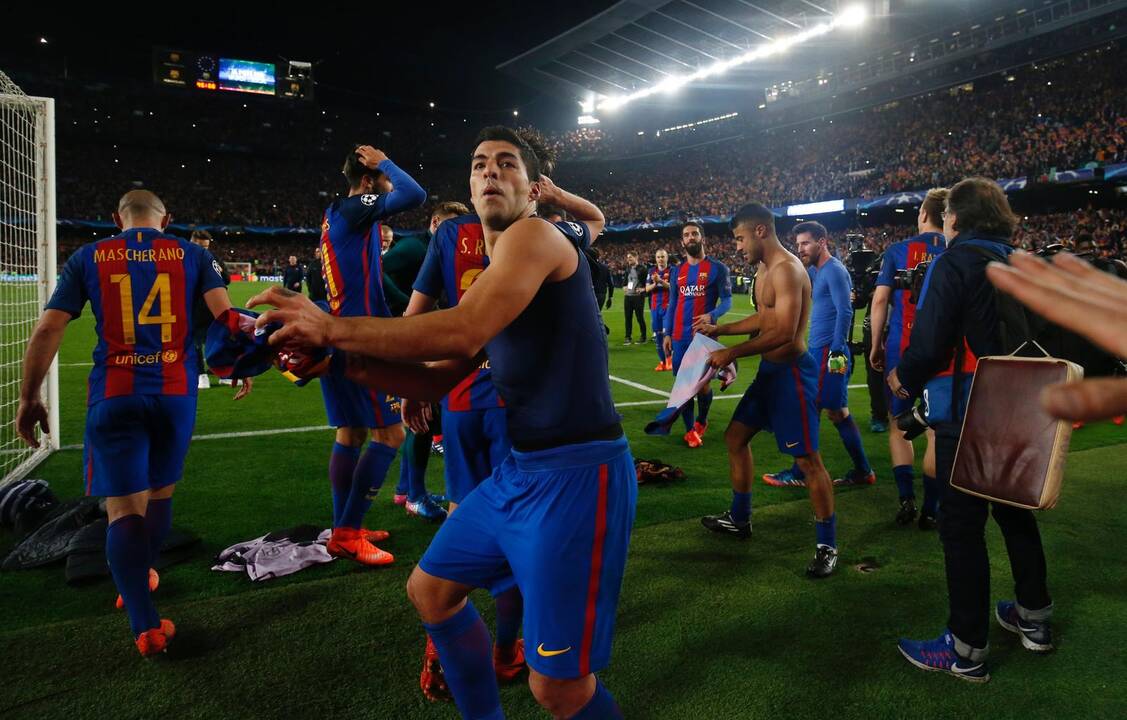 "Barcelona" net 6:1 įveikė "Paris Saint Germain" futbolininkus