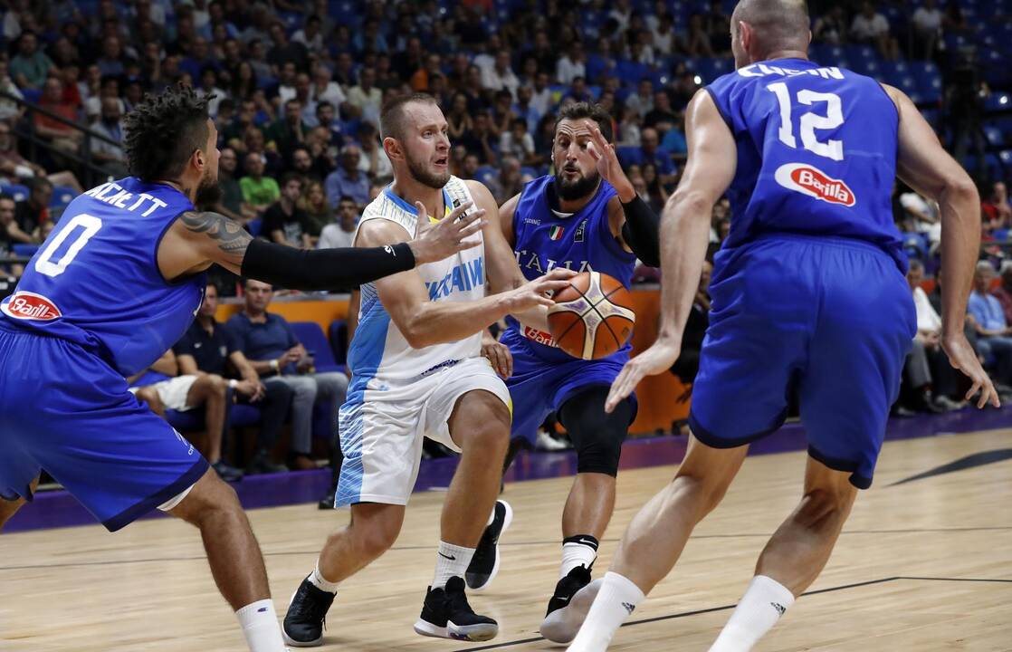 Europos krepšinio čempionatas: Lietuva - Italija 78:73