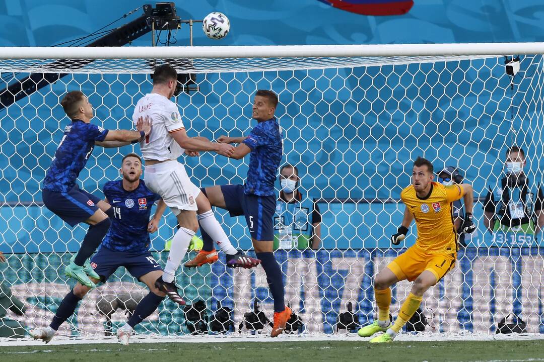 Europos futbolo čempionatas: Slovakija–Ispanija 0:5
