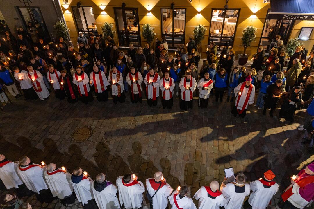 Kryžiaus kelio procesija Kaune