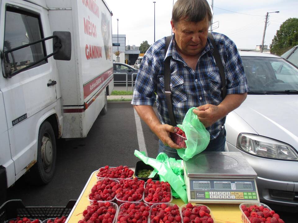 Ūkininkų turgelis Savanorių prospekte