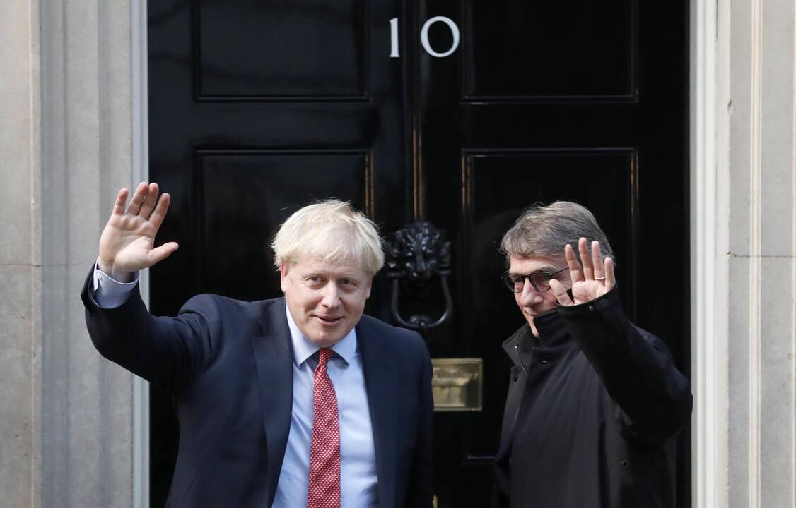 Borisas Johnsonas ir Davidas Sassolis