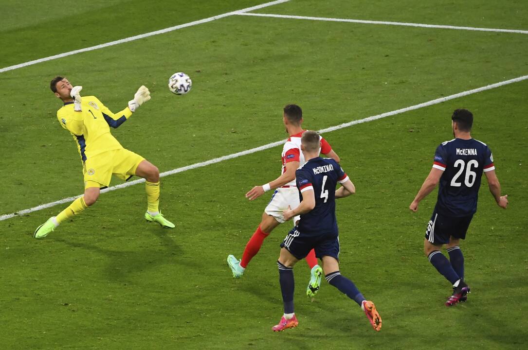 Europos futbolo čempionatas: Kroatija–Škotija 3:1