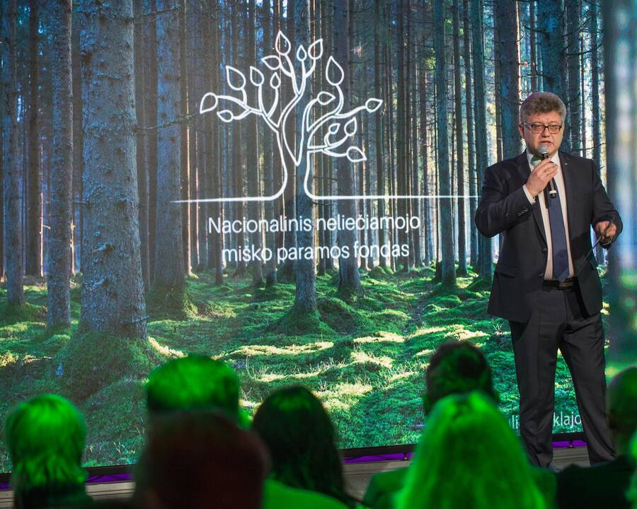 Nacionalinio neliečiamojo miško paramos fondo atidarymas