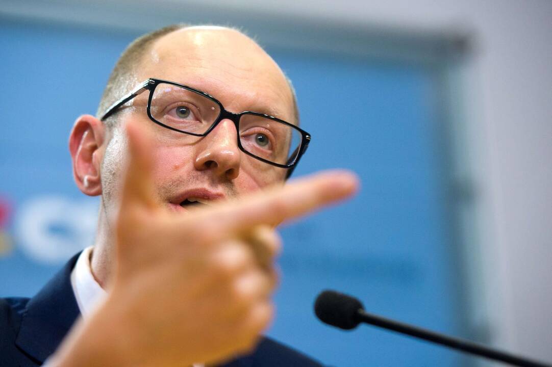 Ukrainos premjeras ragina prorusiškus aktyvistus Donecke atiduoti ginklus