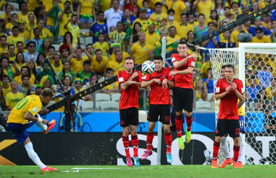 Pasaulio futbolo čempionatas: Brazilija - Meksika