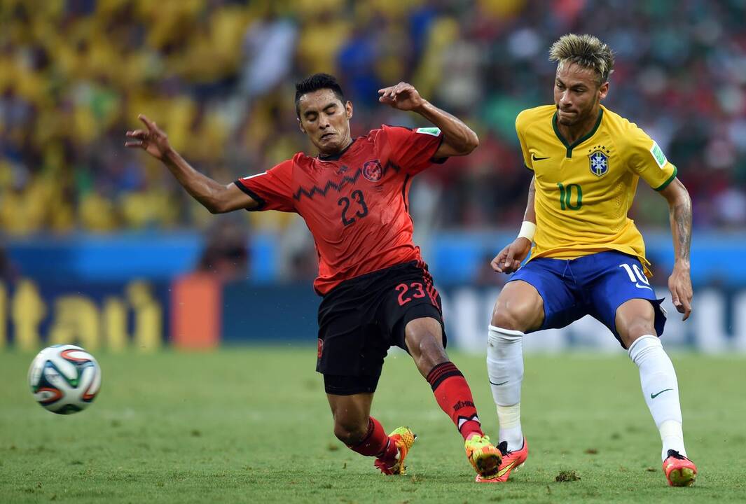 Pasaulio futbolo čempionatas: Brazilija - Meksika