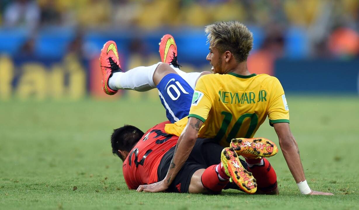 Pasaulio futbolo čempionatas: Brazilija - Meksika