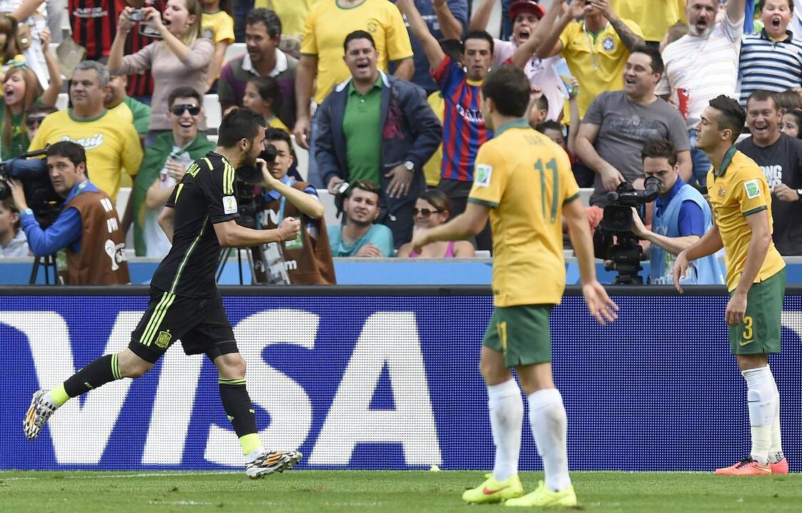 Pasaulio futbolo čempionatas: Ispanija - Australija