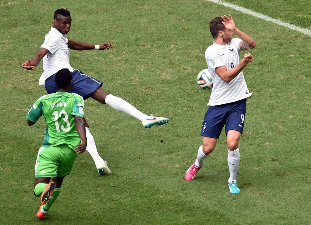 Pasaulio futbolo čempionatas: Prancūzija - Nigerija