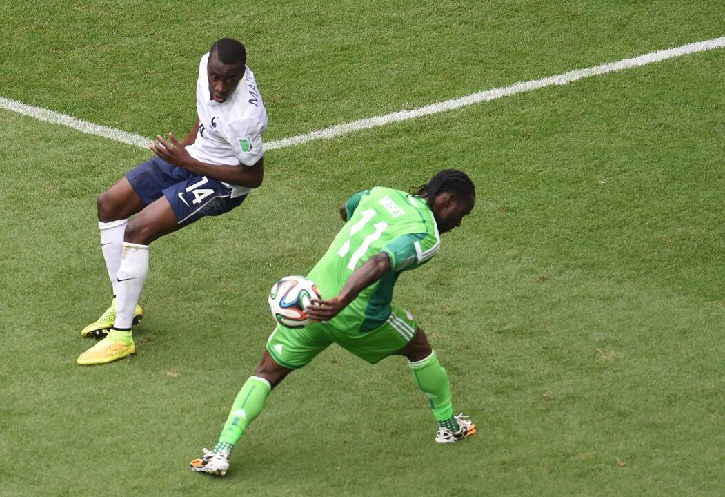 Pasaulio futbolo čempionatas: Prancūzija - Nigerija