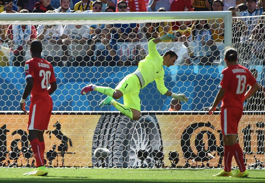 Pasaulio futbolo čempionatas: Argentina - Šveicarija