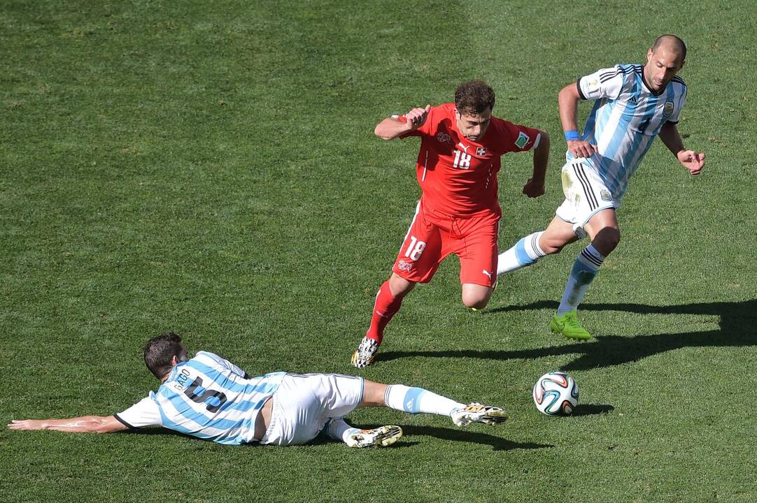 Pasaulio futbolo čempionatas: Argentina - Šveicarija