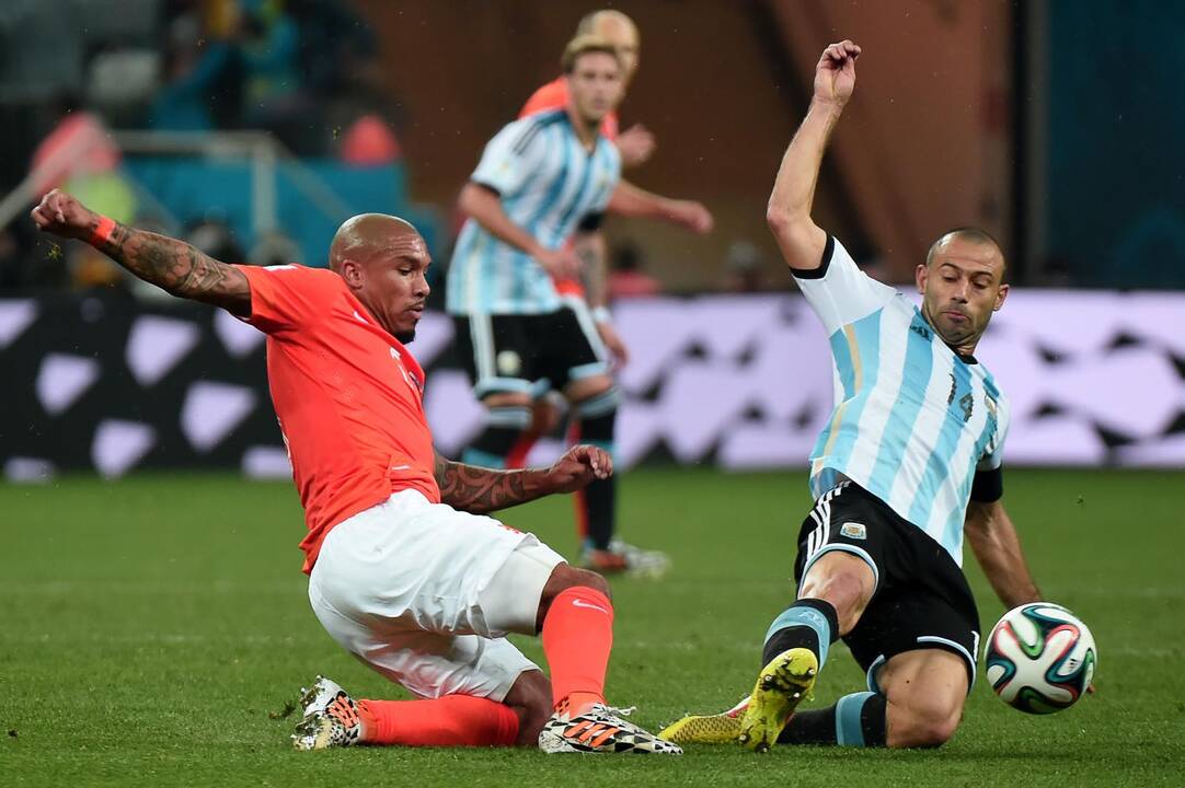 Pasaulio futbolo čempionato pusfinalis: Olandija - Argentina