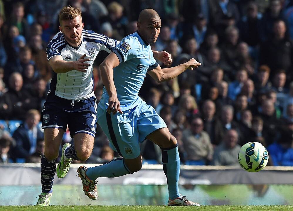 "Manchester City" sutriuškino "West Bromwich Albion" futbolininkus