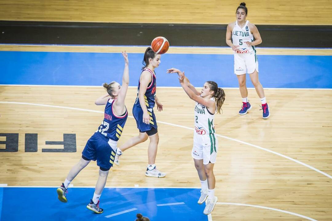 Europos jaunučių krepšinio čempionato finalas: Lietuva - Rusija 66:73