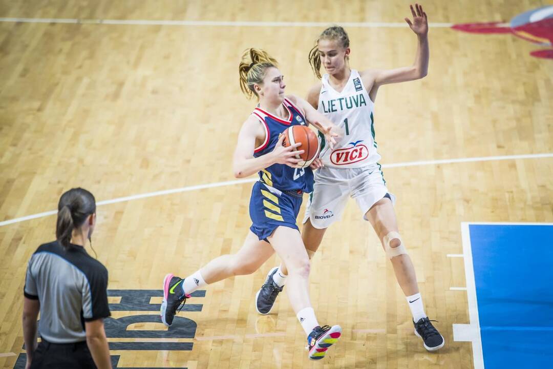 Europos jaunučių krepšinio čempionato finalas: Lietuva - Rusija 66:73
