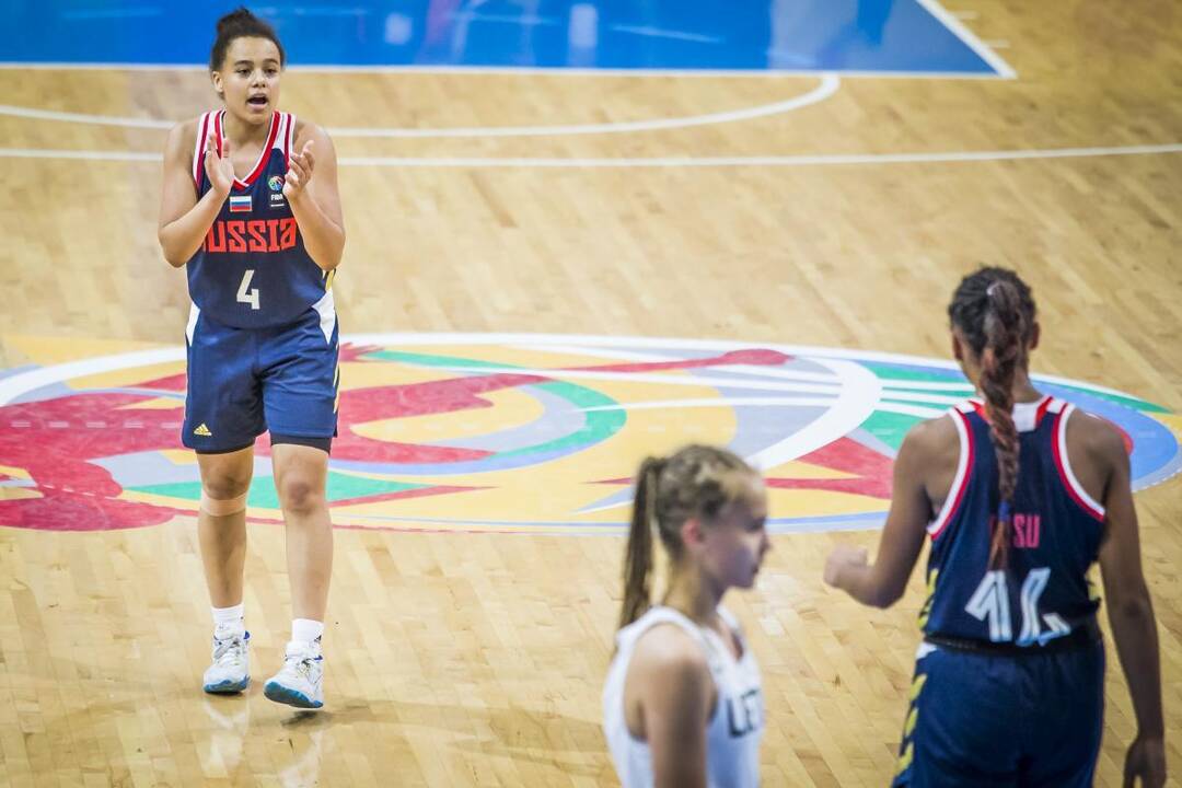 Europos jaunučių krepšinio čempionato finalas: Lietuva - Rusija 66:73