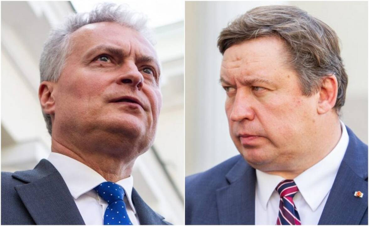 Gitanas Nausėda ir Raimondas Karoblis
