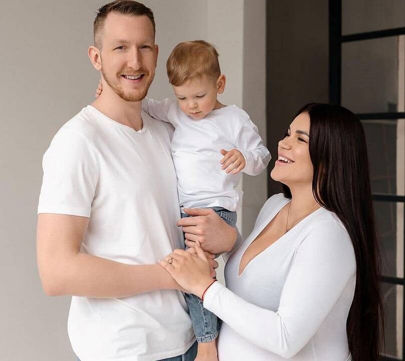 „Žalgirio“ krepšininkas R. Šmitas sulaukė šeimos pagausėjimo