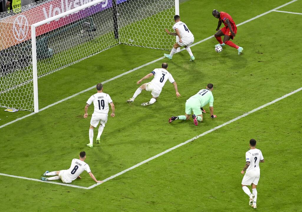Euro 2020 ketvirtfinalis: Belgija – Italija 1:2