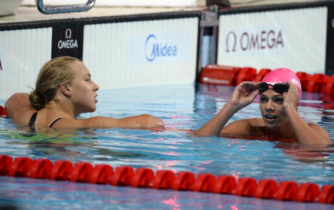 Rūta Meilutytė ir Julija Jefimova