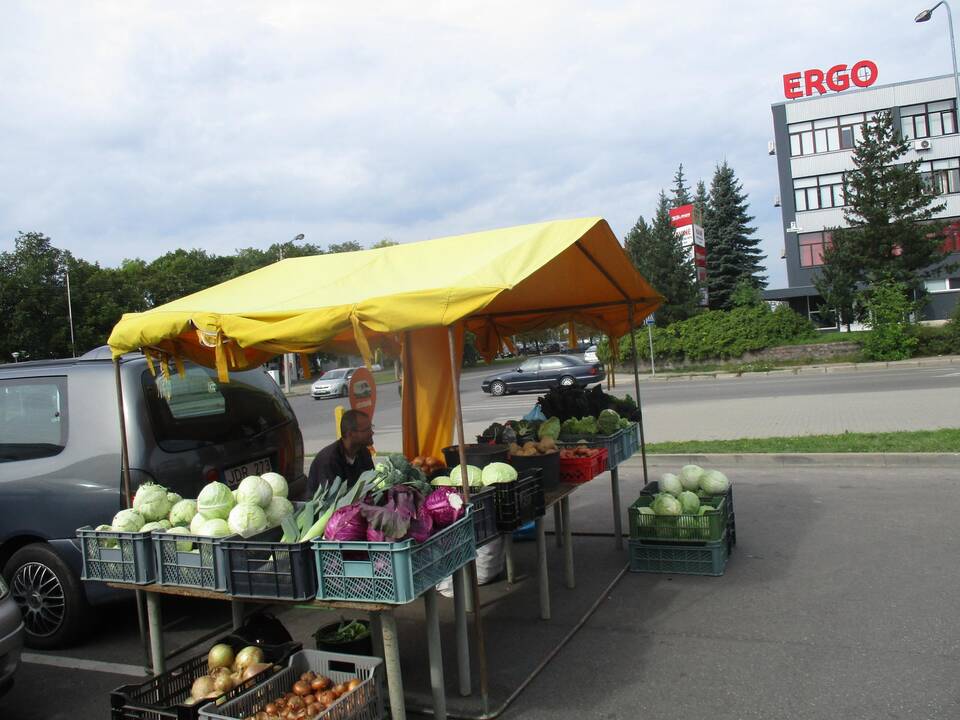 Ūkininkų turgelis Savanorių prospekte