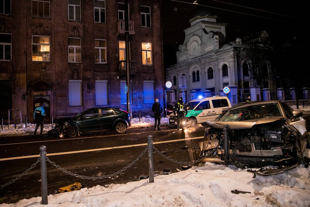 Avarija E. Ožeškienės gatvėje