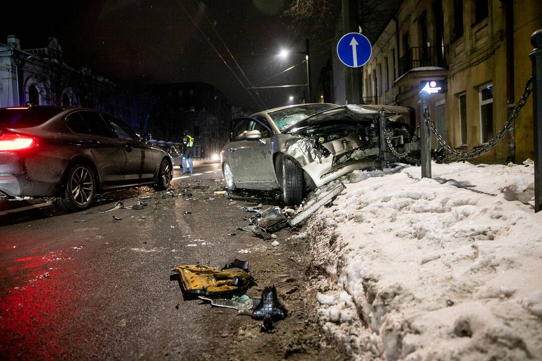 Avarija E. Ožeškienės gatvėje