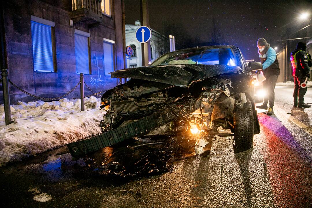 Avarija E. Ožeškienės gatvėje