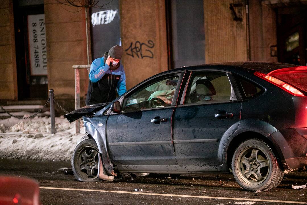 Avarija E. Ožeškienės gatvėje