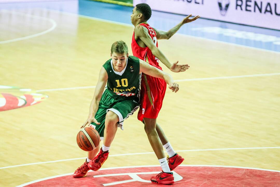 Europos U-16 krepšinio čempionatas: Lietuva-Anglija