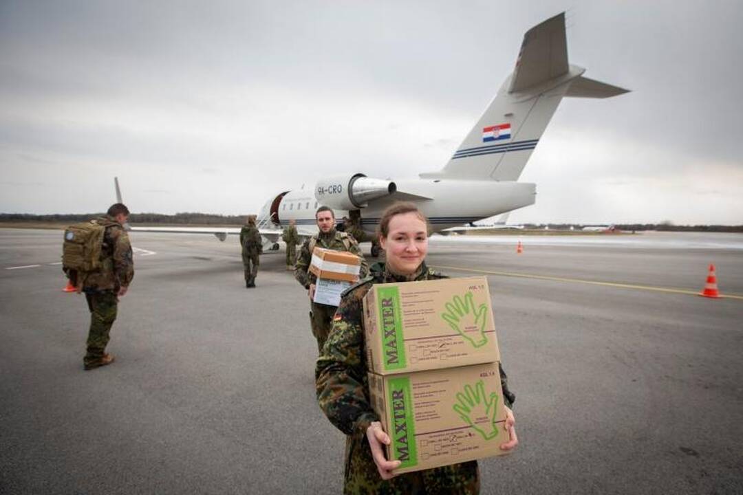 NATO batalione susirgusiais kariais rūpinsis kroatų ir vokiečių medikų komanda