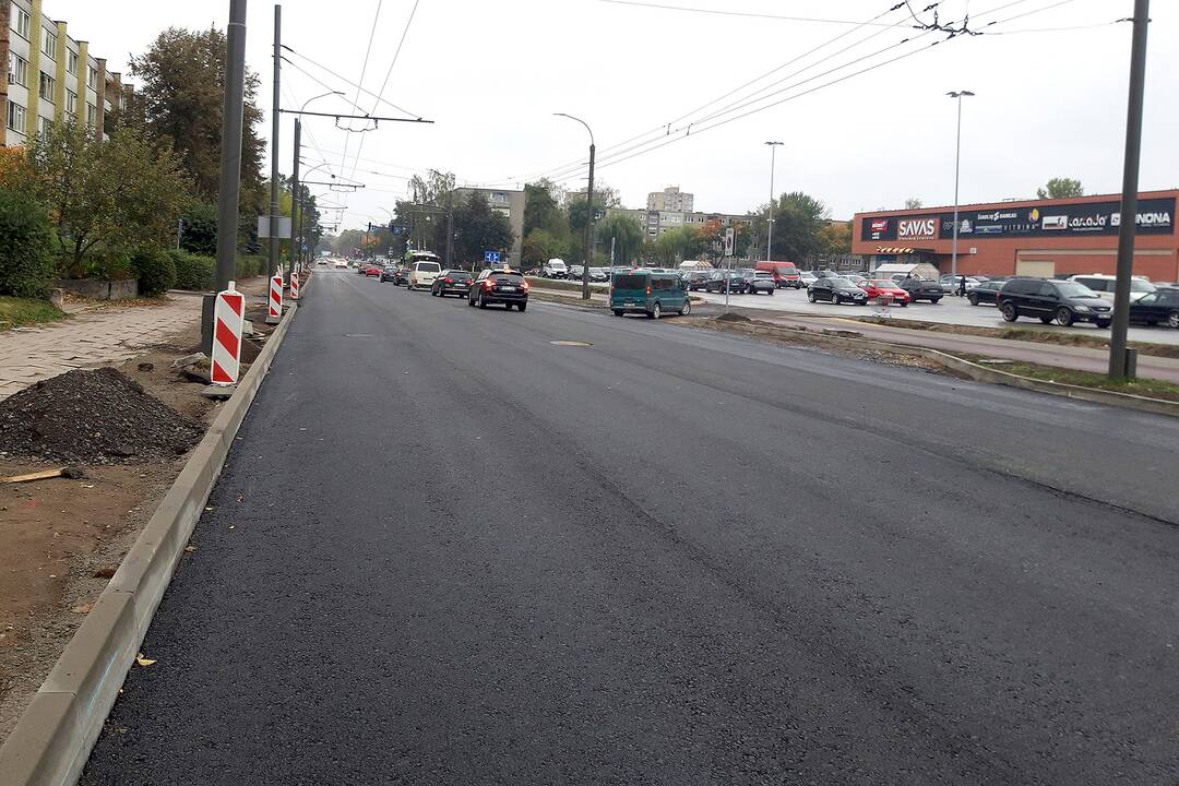 Nauja kelio danga Kovo 11-osios gatvėje