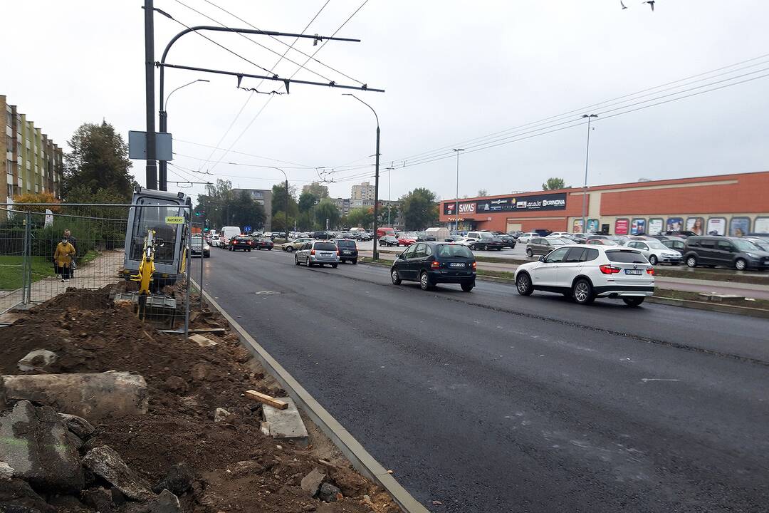 Nauja kelio danga Kovo 11-osios gatvėje