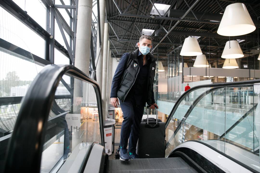  „Žalgirio“ krepšininkai Kauno oro uoste