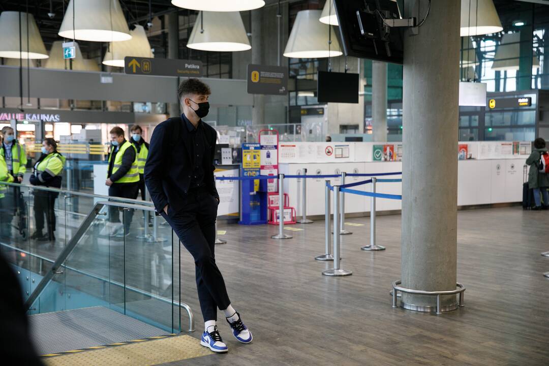  „Žalgirio“ krepšininkai Kauno oro uoste