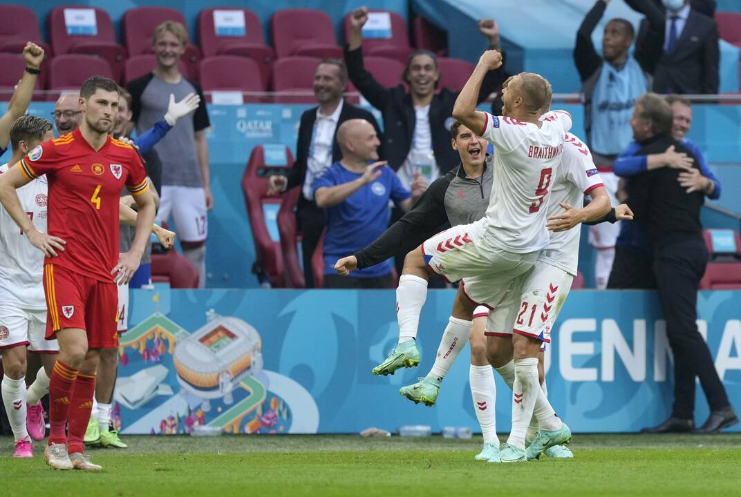 Europos futbolo čempionatas: Velsas–Danija 0:4