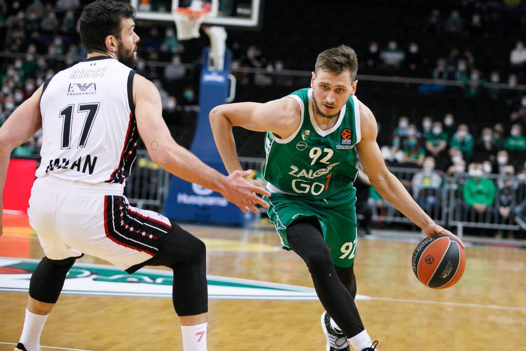 Eurolyga: Kauno „Žalgiris“ – Milano „Armani Exchange“ 70:74